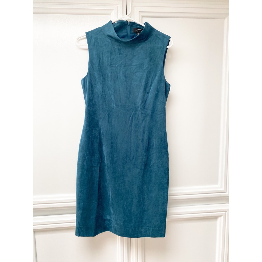 Faux Suede Mini Dress